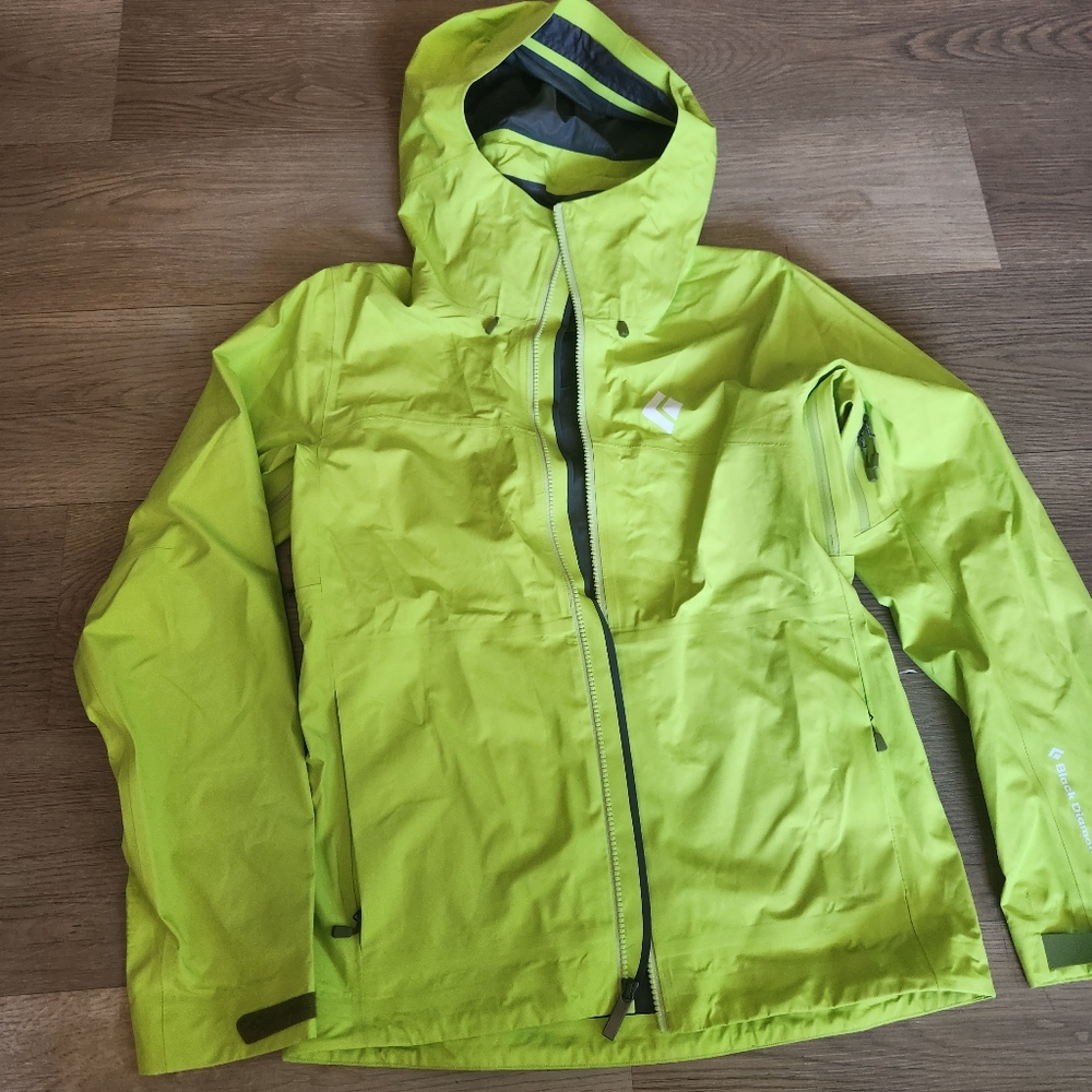 Men's Lime Green Hooded Jacket